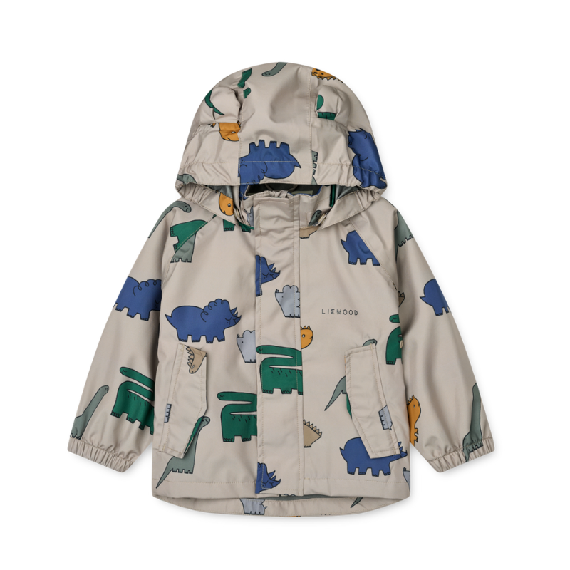 Liewood - Manu - Completo Giacca e Pantaloni antipioggia - Bambini under 4Y - Dinosauri