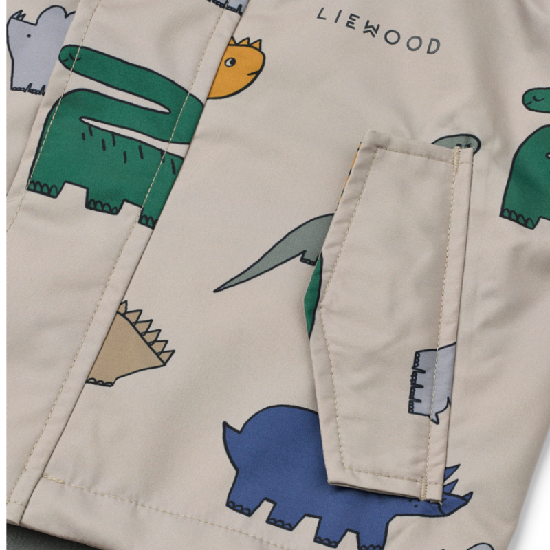 Liewood - Manu - Completo Giacca e Pantaloni antipioggia - Bambini under 4Y - Dinosauri