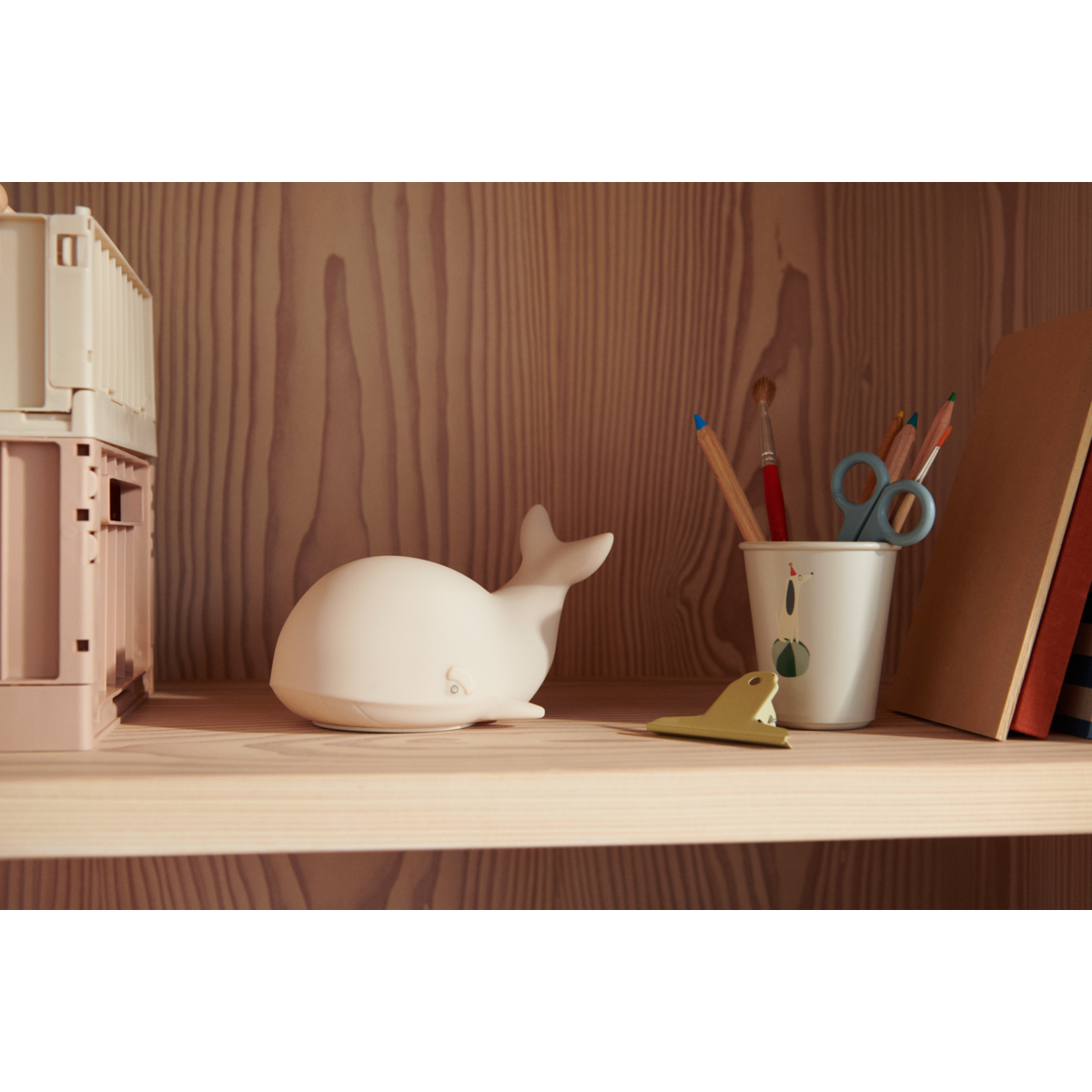 Liewood - Winston - Lampada piccola portatile in silicone - Balena