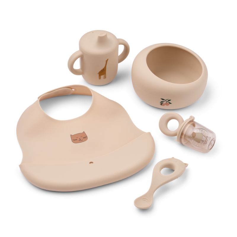Liewood - Mileah - Prime pappe Set 5 Pezzi - Apple Blossom