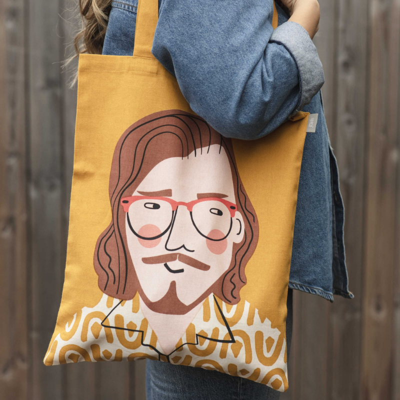 Spira of Sweden - Totebag cotone 37x47 cm - Matteo