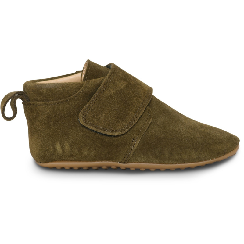 Pom Pom - Beginners Velcro - Pantofole in pelle - Kakhi