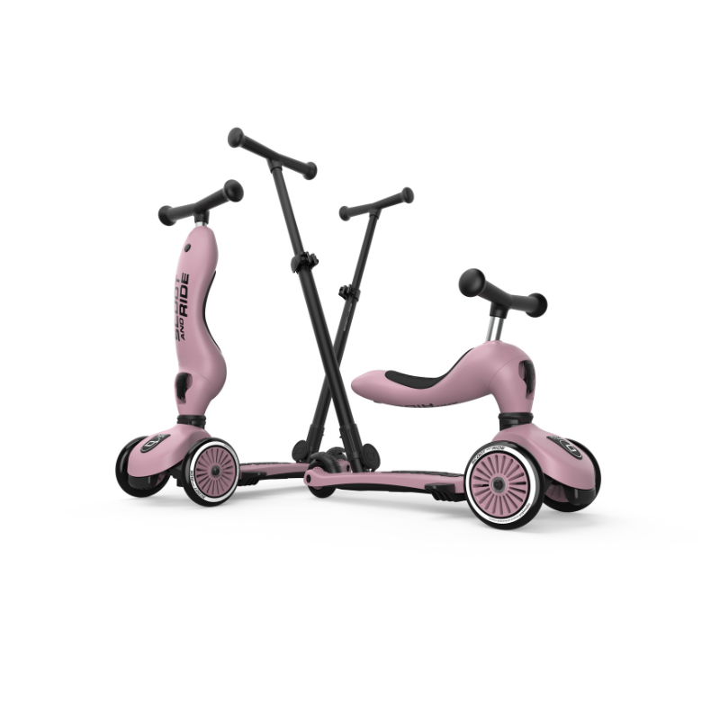 Scoot and Ride - Monopattino e Triciclo - Highwaykick push and go - Trasformabile 2 in 1 - Wildberry
