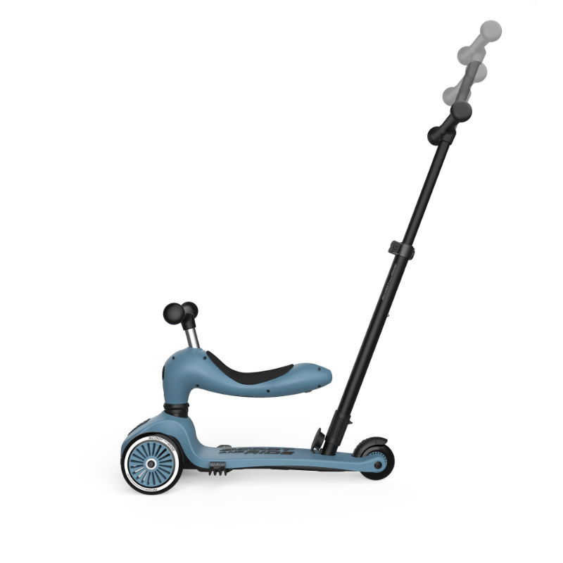 Scoot and Ride - Monopattino e Triciclo - Highwaykick push and go - Trasformabile 2 in 1 - Steel