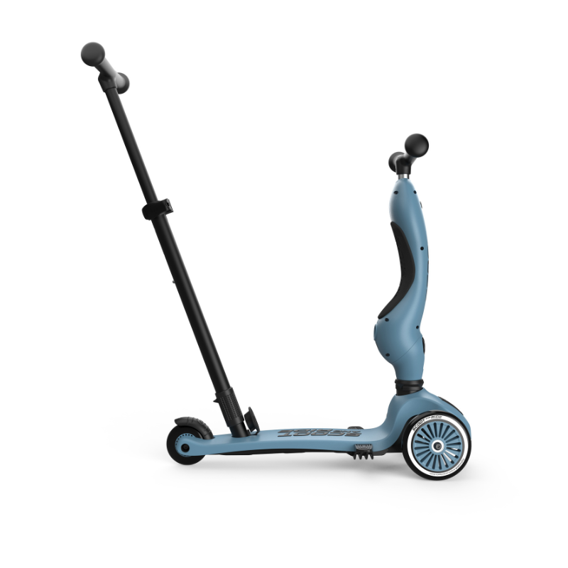 Scoot and Ride - Monopattino e Triciclo - Highwaykick push and go - Trasformabile 2 in 1 - Steel