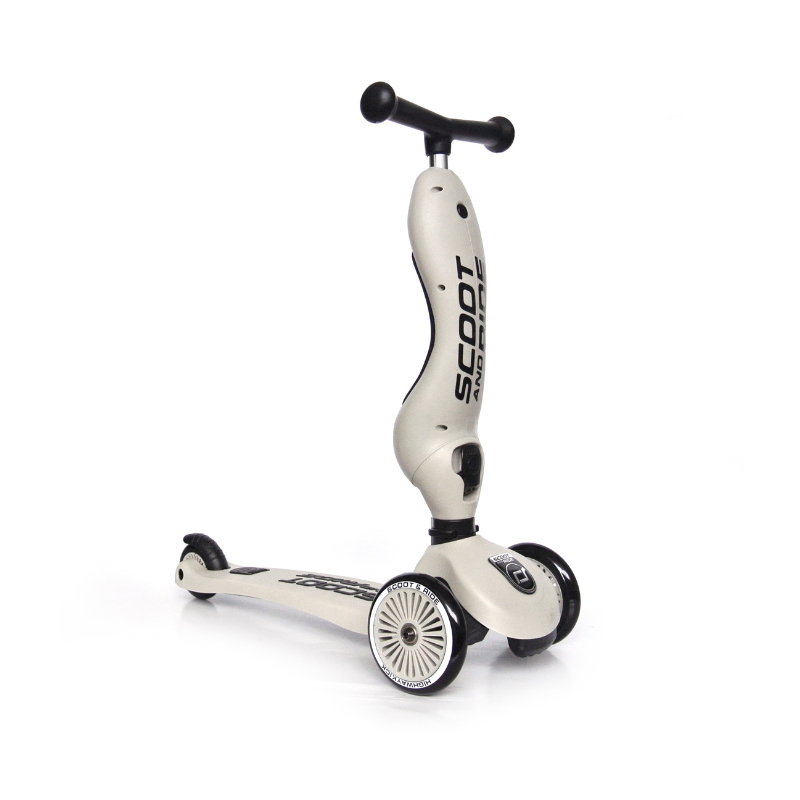 Scoot and Ride - Monopattino e Triciclo - Highwaykick 1 - Trasformabile 2 in 1 - cenere Ash
