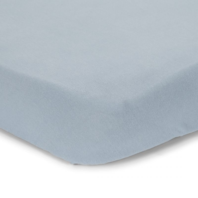 Little Dutch - Lenzuolo angoli in cotone 70x140 - Azzurro polvere