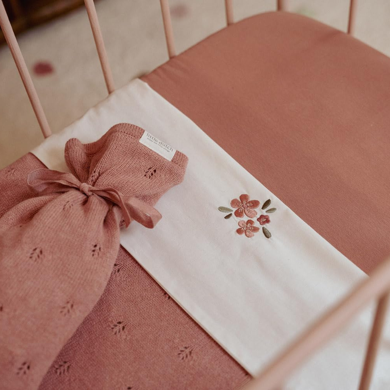 Little Dutch - Coperta Tricot 70x100 - Rosa Cipria