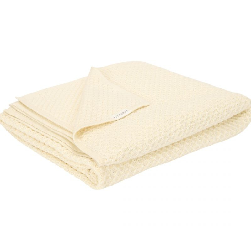 Little Dutch - Coperta Tricot 70x100 - Panna