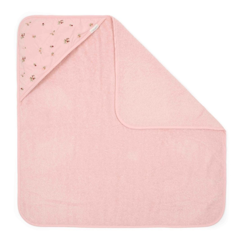 Little Dutch - Telo-accappatoio con cappuccio - ricamato - Blossom