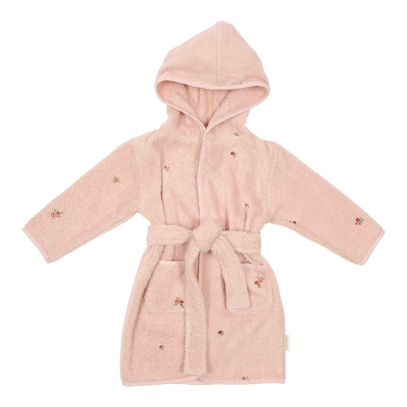Little Dutch - Accappatoio con cappuccio - ricamato - Blossom