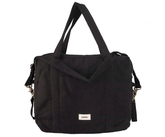 Tutete - Borsa Passeggino  Cotton Black Nero