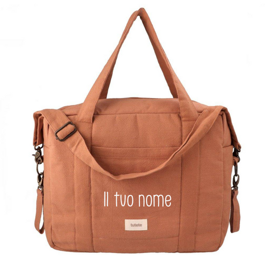 Tutete - Borsa Passeggino  Cotton Brown Marrone