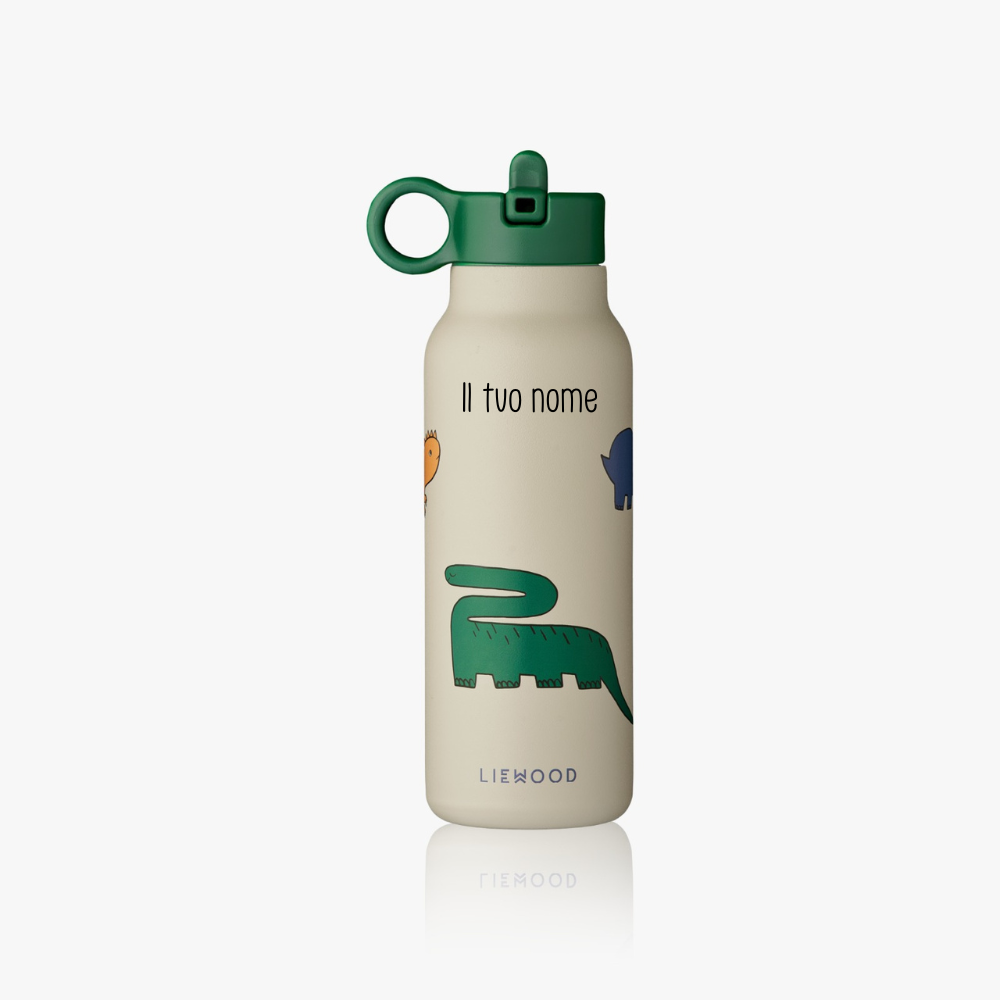Liewood Falk Borraccia Termica Acciaio Dinosauri 350ml | Bambini