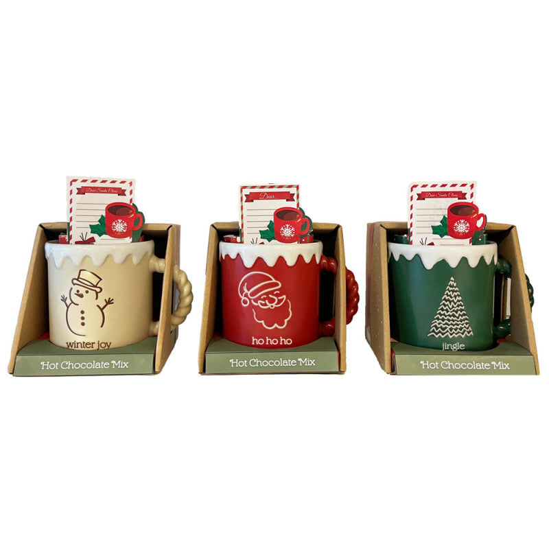 Becky's - Tazza neve con cioccolata, versione Babbo Natale