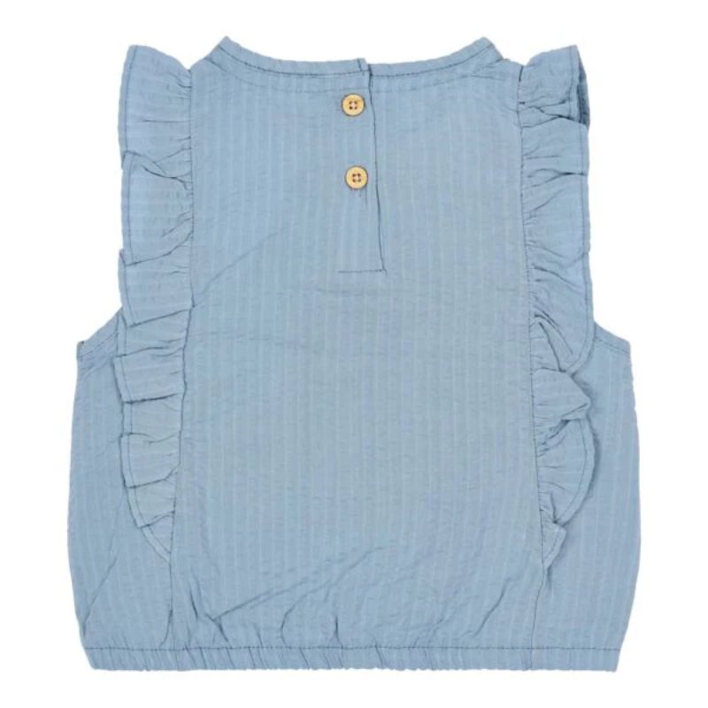 Little Dutch - Maglietta blu denim