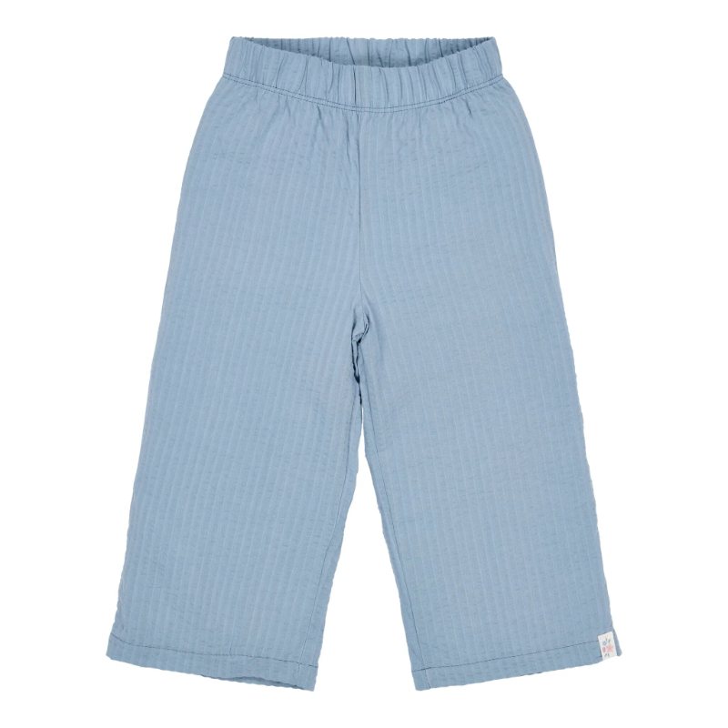 Little Dutch - Pantaloni a gamba larga blu denim