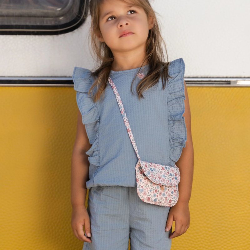 Little Dutch - Pantaloni a gamba larga blu denim
