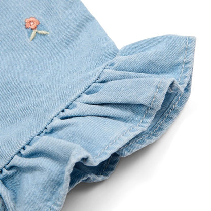 Little Dutch - Abito a maniche corte in denim