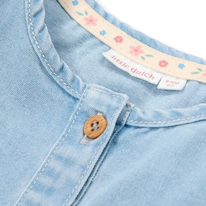 Little Dutch - Abito a maniche corte in denim