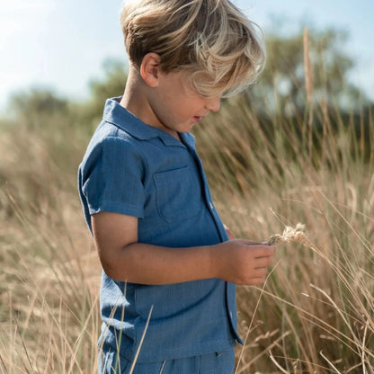 Little Dutch - Camicetta indaco