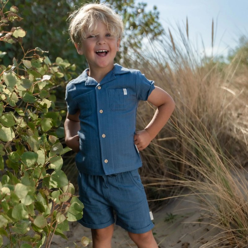 Little Dutch - Camicetta indaco