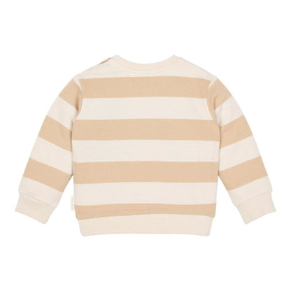 Little Dutch - Maglione a righe color biscotto