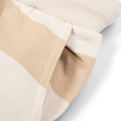 Little Dutch - Pantaloncini a righe color biscotto