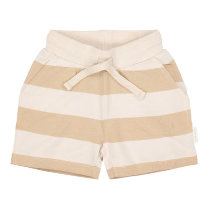 Little Dutch - Pantaloncini a righe color biscotto