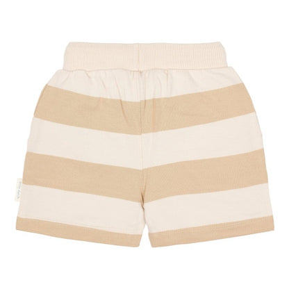 Little Dutch - Pantaloncini a righe color biscotto