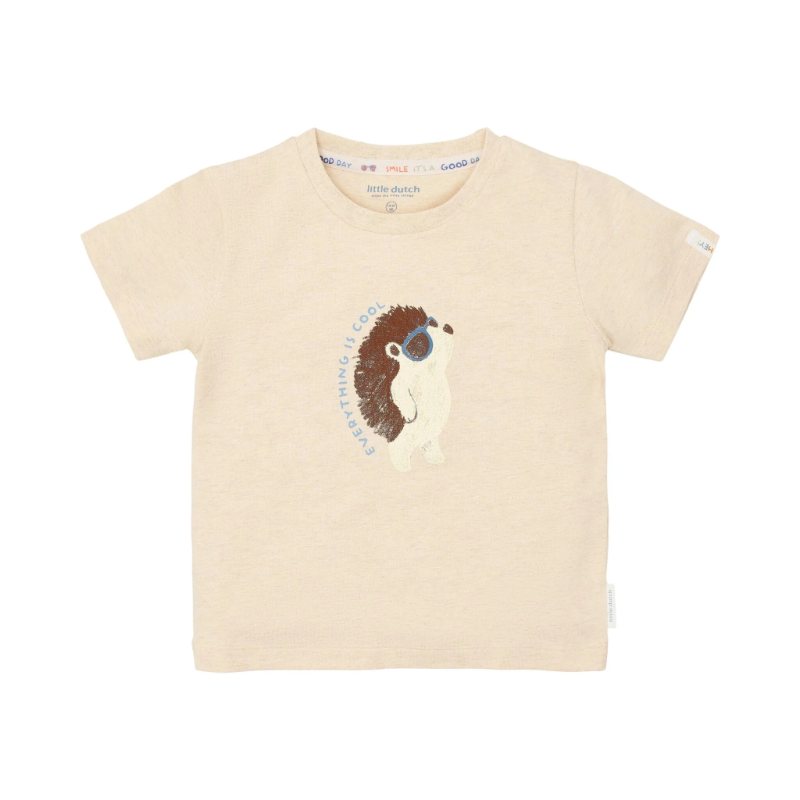 Little Dutch - Maglietta color biscotto melange