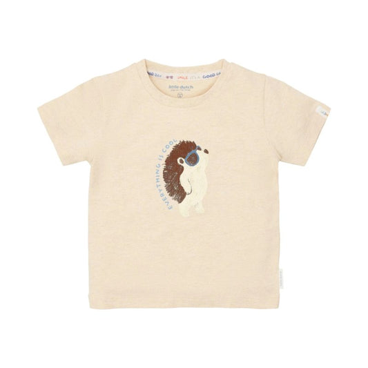 Little Dutch - Maglietta color biscotto melange
