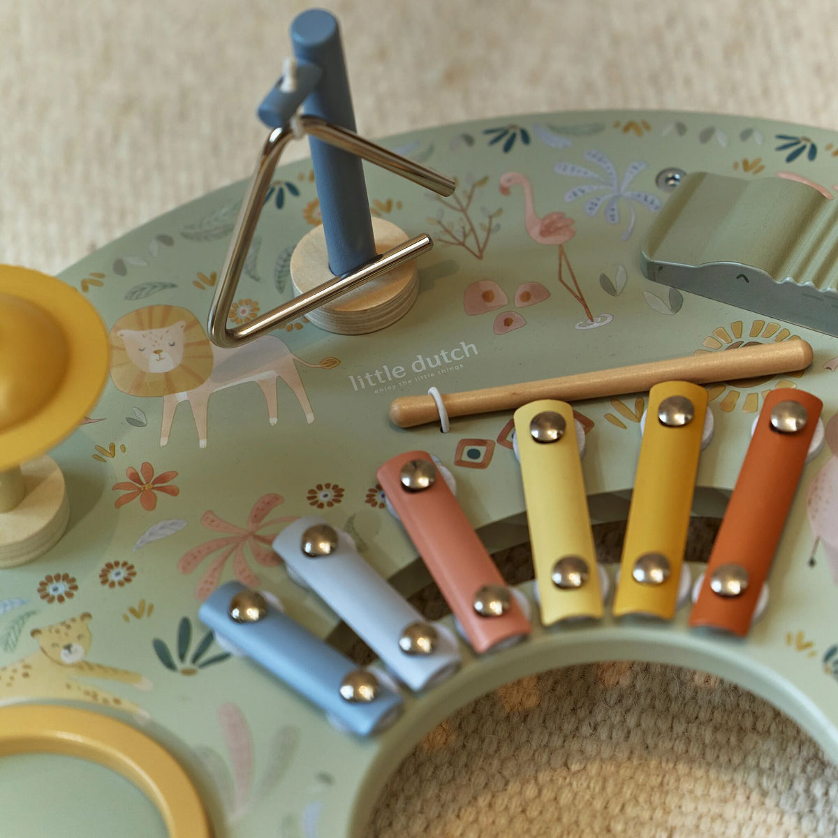 Tavolo musicale Little Dutch, dettaglio