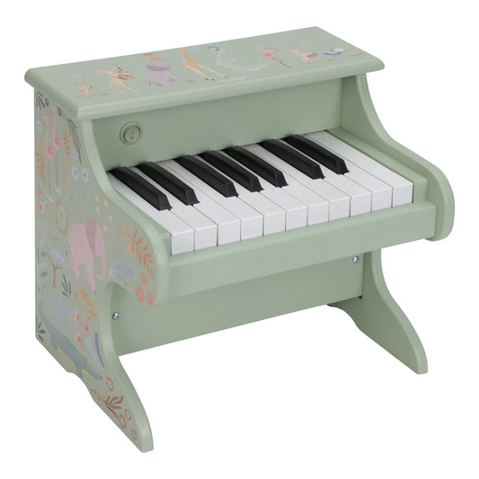 Pianoforte giocattolo in legno Little Dutch verde
