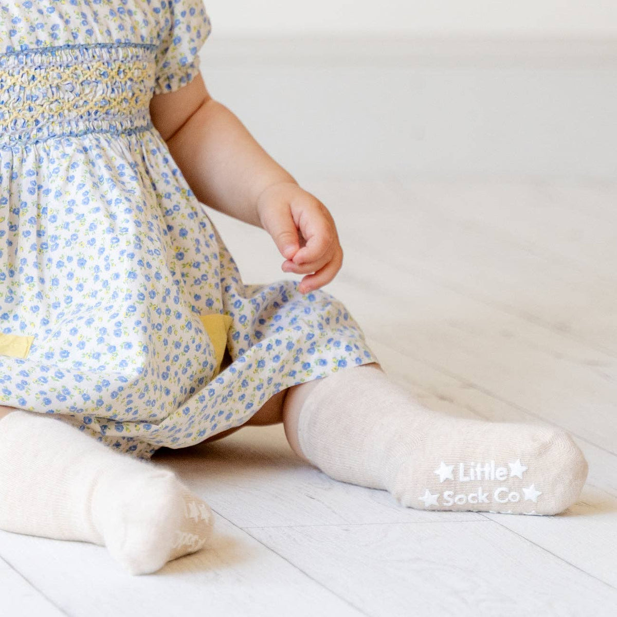 Calze antiscivolo beige - foto 4