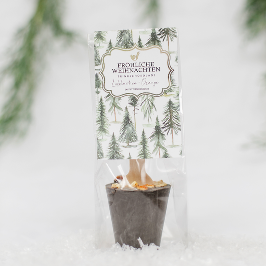 Cioccolata calda fondente Bake Affair pan di zenzero e arancia Merry Christmas