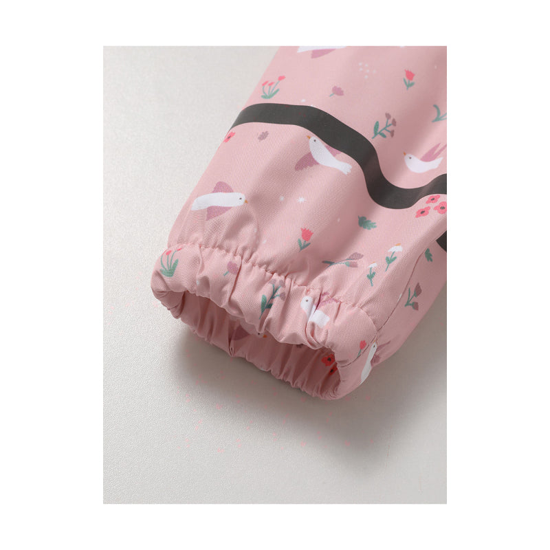 Tutete - Giacca impermeabile - Uccellini Rosa