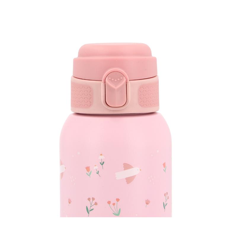 Tutete - Borraccia Termica 500ml - Uccellini Rosa