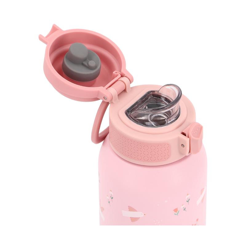 Tutete - Borraccia Termica 500ml - Uccellini Rosa