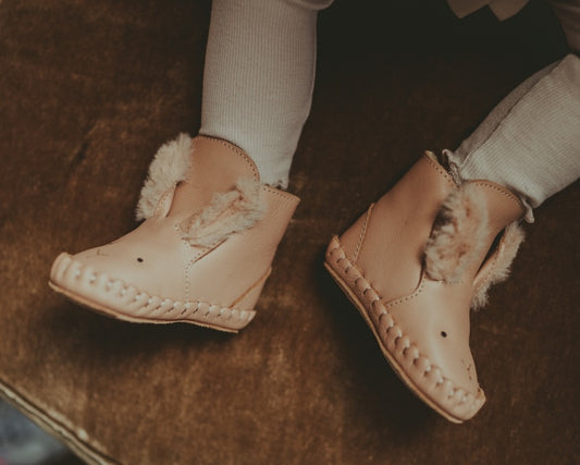 Donsje Amsterdam - Kapi Exclusive Booties | Fluffy Bunny - Stivaletti Coniglietto