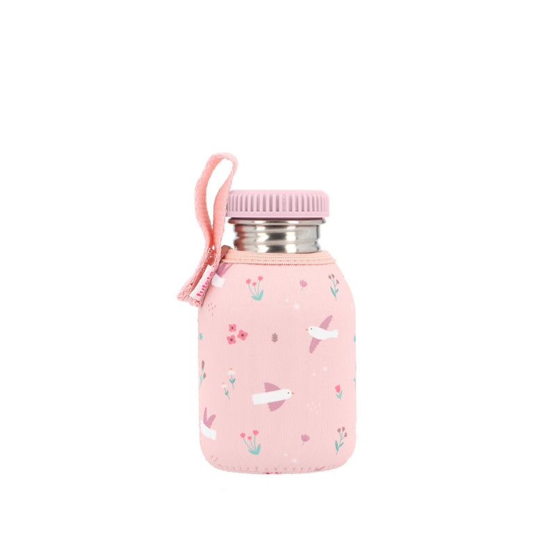 NEW Tutete - Borraccia Semi-Termica 350ml - Uccellini Rosa