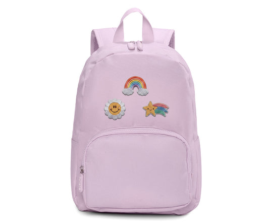 Tutete - Zainetto con 6 patch autoadesive riposizionabili  Happy days - Lavender