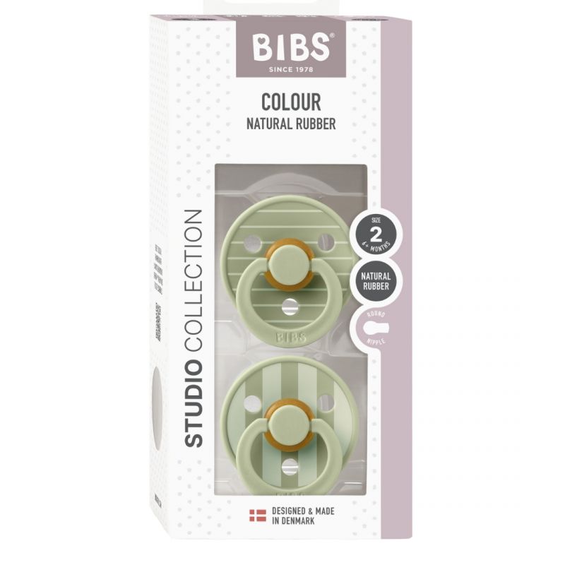 Bibs - 2-pack Ciuccio STUDIO (0+) - Vari colori