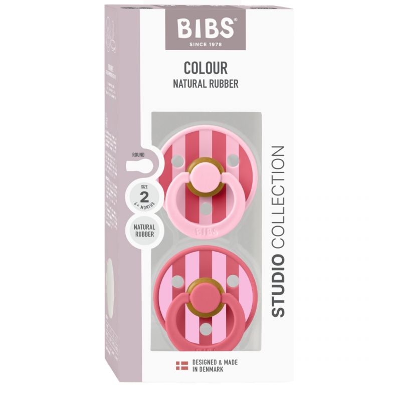Bibs - 2-pack Ciuccio STUDIO (0+) - Vari colori