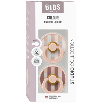 Bibs - 2-pack Ciuccio STUDIO (0+) - Vari colori