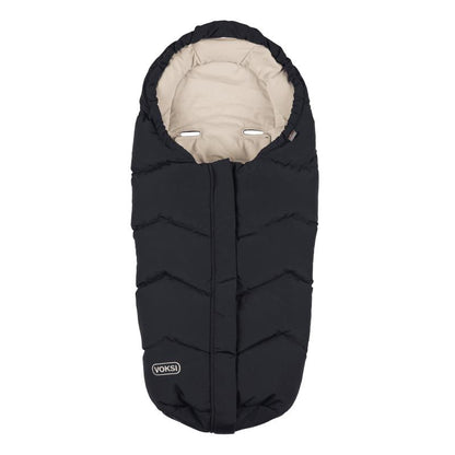 Voksi - Move Car Seat Footmuff Meadow Black - Sacco invernale Passeggino Nero