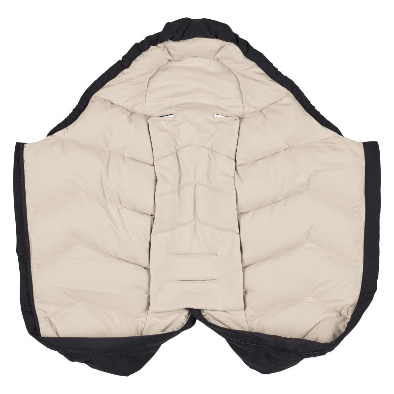 Voksi - Move Car Seat Footmuff Meadow Black - Sacco invernale Passeggino Nero