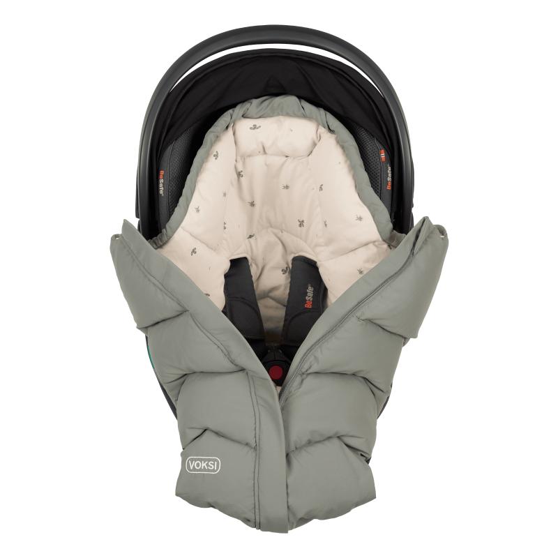 Voksi - Move Car Seat Footmuff Meadow Green - Sacco invernale Passeggino Verde