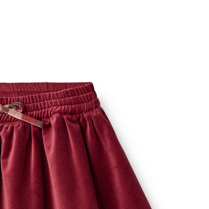 Wheat - Gonna in velluto bordeaux Junior - Savanna