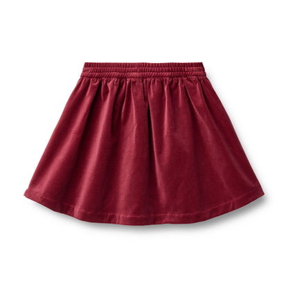 Wheat - Gonna in velluto bordeaux Junior - Savanna